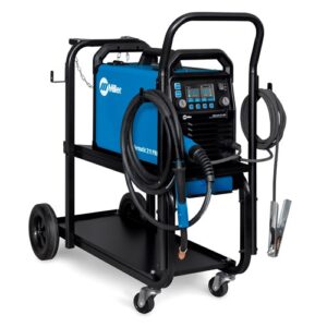 Miller Millermatic® 211 PRO MIG Welder with Running Gear & Cylinder Rack